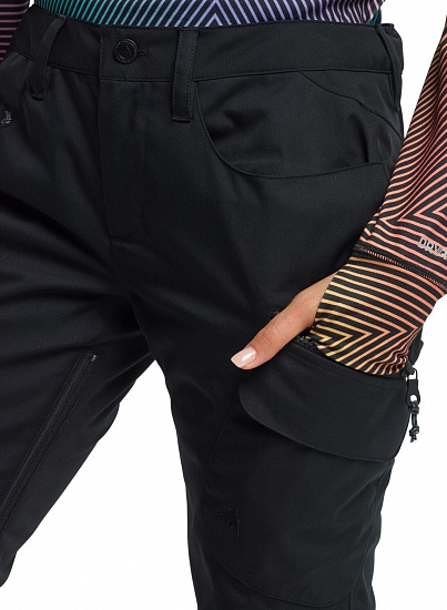 Брюки женские Burton Gloria Ins True Black - Фото 5 большая