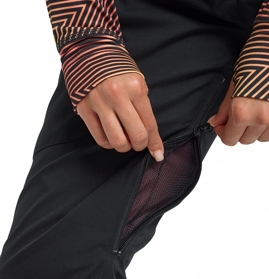Брюки женские Burton Gloria Ins True Black - Фото 7 большая