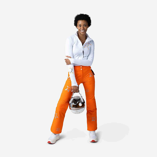 Брюки женские Rossignol JCC Stellar Orange - Фото 2 большая