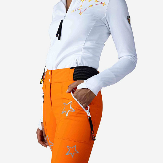 Брюки женские Rossignol JCC Stellar Orange - Фото 8 большая