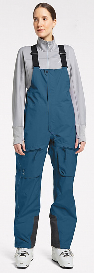 Брюки женские Haglofs Vassi GTX Pro Dark Ocean - Фото 3 большая
