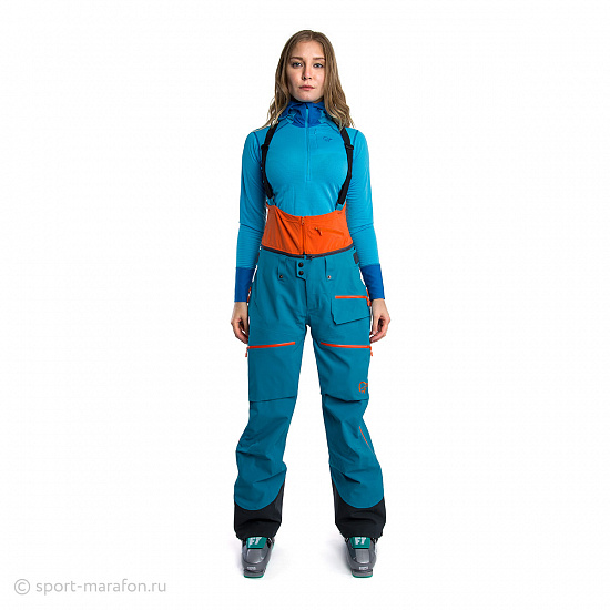 Брюки женские Norrona Lofoten Gore-Tex Pro Iceberg Blue - Фото 2 большая