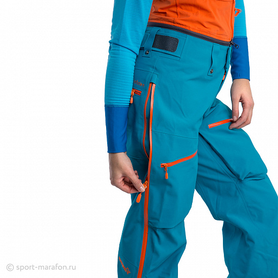Брюки женские Norrona Lofoten Gore-Tex Pro Iceberg Blue - Фото 3 большая