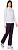Брюки женские Poivre Blanc W21-0820-WO/C Mulberry Purple - Фото 2 малая