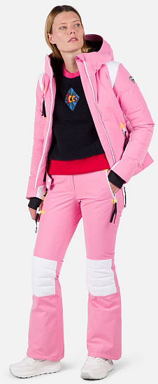 Брюки женские Rossignol JCC Pilot Str New Pink - Фото 5 большая