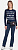 Брюки женские Rossignol JCC Sirius Softshell Cosmic Blue - Фото 4 малая
