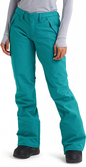 Брюки женские Burton Society Green-Blue Slate - Фото 2 большая