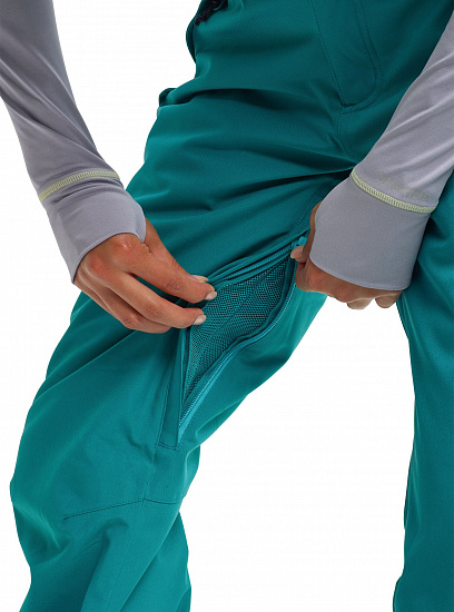 Брюки женские Burton Society Green-Blue Slate - Фото 7 большая