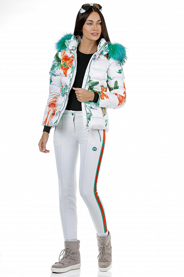 Брюки женские SportAlm Field EB Optical White - Фото 6 большая