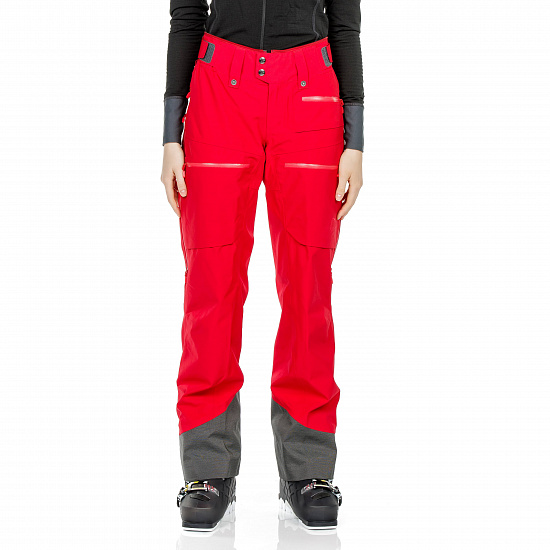 Брюки женские Norrona Lofoten Gore-Tex Insulated Jester Red - Фото 2 большая