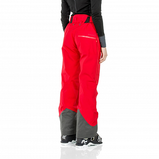 Брюки женские Norrona Lofoten Gore-Tex Insulated Jester Red - Фото 6 большая