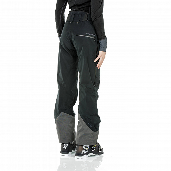 Брюки женские Norrona Lofoten Gore-Tex Insulated Caviar - Фото 4 большая