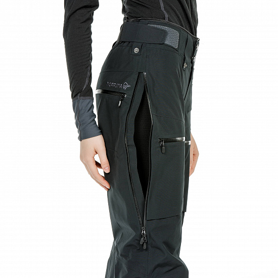 Брюки женские Norrona Lofoten Gore-Tex Insulated Caviar - Фото 6 большая