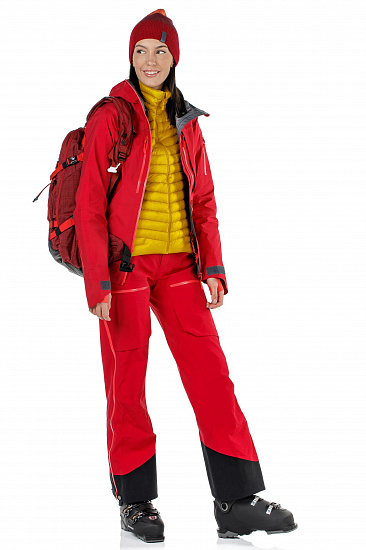 Брюки женские Norrona Lofoten Gore-Tex Pro Jester Red - Фото 2 большая