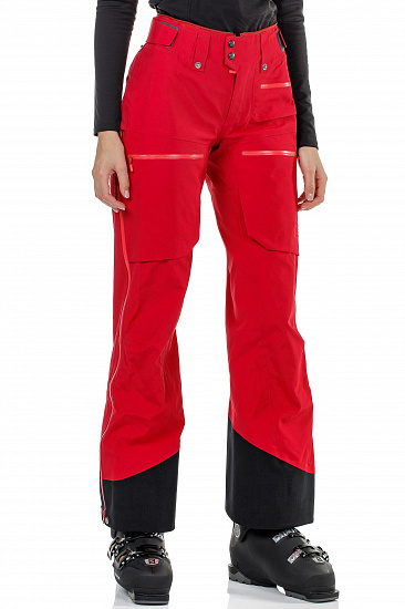 Брюки женские Norrona Lofoten Gore-Tex Pro Jester Red - Фото 5 большая