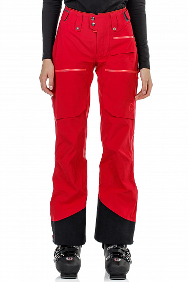 Брюки женские Norrona Lofoten Gore-Tex Pro Jester Red - Фото 6 большая