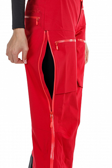 Брюки женские Norrona Lofoten Gore-Tex Pro Jester Red - Фото 12 большая