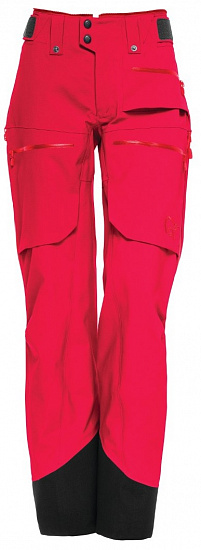 Брюки женские Norrona Lofoten Gore-Tex Pro Jester Red - Фото 1 большая
