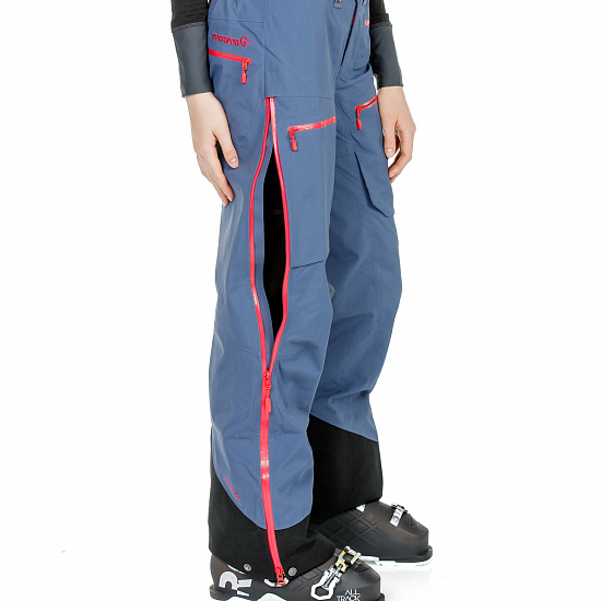 Брюки женские Norrona Lofoten Gore-Tex Pro Vintage Indigo - Фото 11 большая