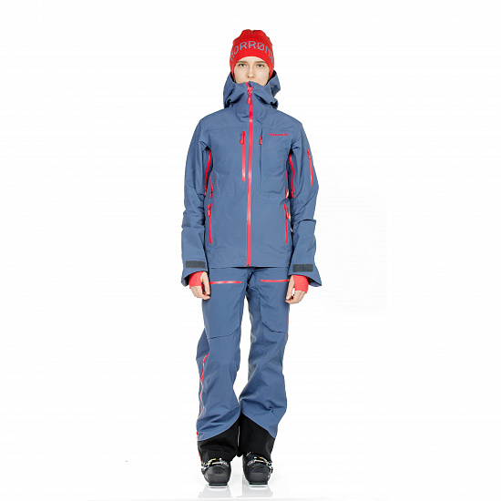 Брюки женские Norrona Lofoten Gore-Tex Pro Vintage Indigo - Фото 13 большая