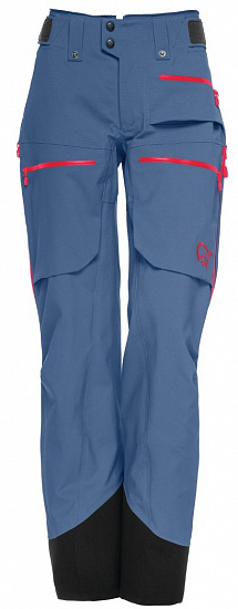 Брюки женские Norrona Lofoten Gore-Tex Pro Vintage Indigo - Фото 1 большая
