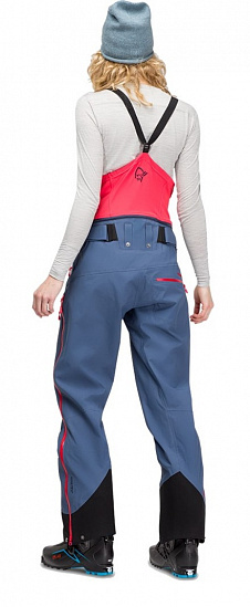Брюки женские Norrona Lofoten Gore-Tex Pro Vintage Indigo - Фото 3 большая
