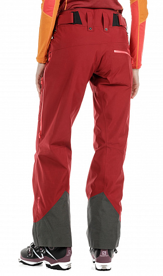 Брюки женские Norrona Lofoten Gore-Tex Insulated Rhubarb - Фото 4 большая