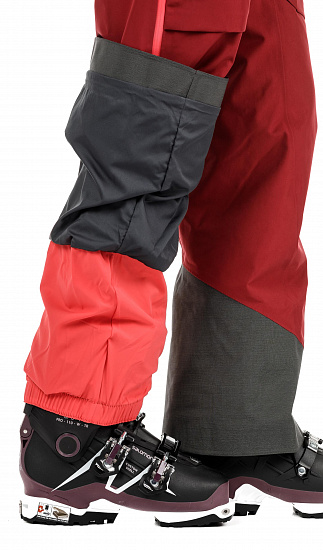 Брюки женские Norrona Lofoten Gore-Tex Insulated Rhubarb - Фото 7 большая