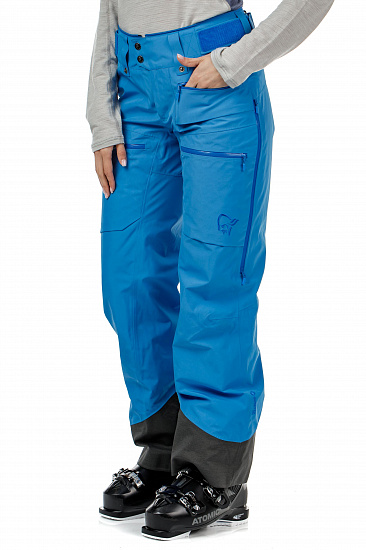 Брюки женские Norrona Lofoten Gore-Tex Insulated Campanula - Фото 11 большая