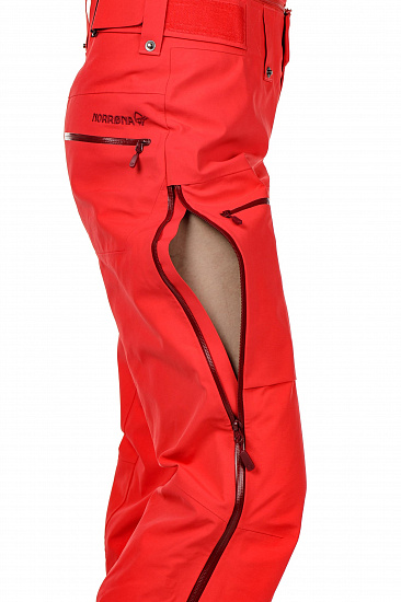 Брюки женские Norrona Lofoten Gore-Tex Pro Crisp Ruby - Фото 7 большая