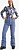 Брюки женские Roxy Rising High Blue - Фото 5 малая