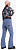 Брюки женские Roxy Rising High Blue - Фото 8 малая