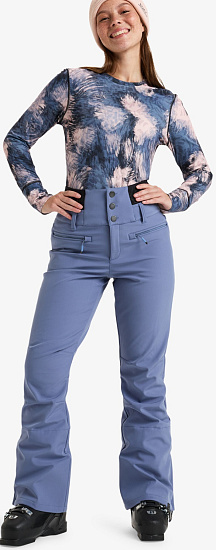Брюки женские Roxy Rising High Blue - Фото 5 большая