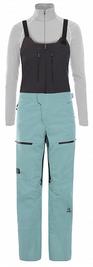 Брюки женские The North Face Ceptor Bib Green/Black - Фото 1 большая