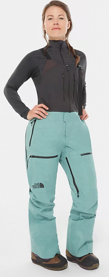 Брюки женские The North Face Ceptor Bib Green/Black - Фото 3 большая