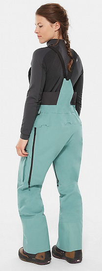 Брюки женские The North Face Ceptor Bib Green/Black - Фото 4 большая