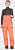 Брюки женские The North Face Purist Bib Radiant Orange - Фото 3 малая