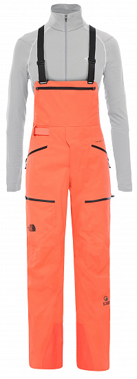 Брюки женские The North Face Purist Bib Radiant Orange - Фото 1 большая