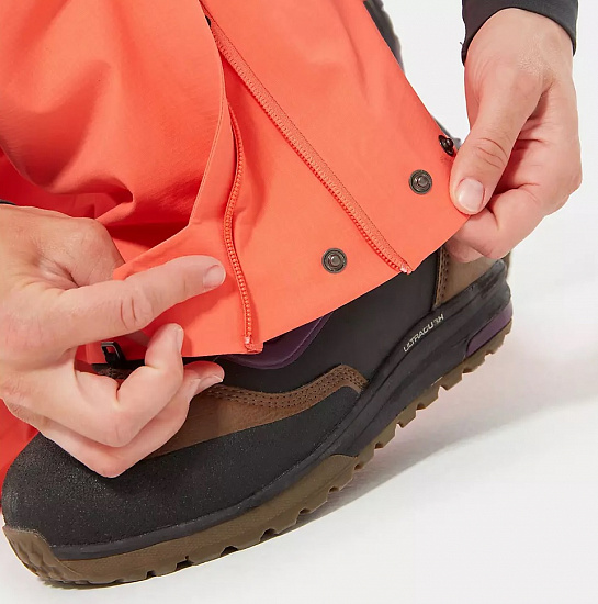 Брюки женские The North Face Purist Bib Radiant Orange - Фото 9 большая