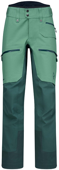 Брюки женские Norrona Lofoten Gore-Tex Pro Dark Ivy - Фото 1 большая