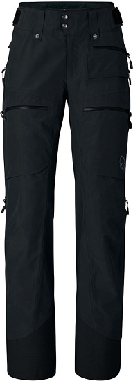 Брюки женские Norrona Lofoten Gore-Tex Insulated Caviar Black - Фото 1 большая