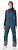 Брюки женские Mammut Alvier HS Soft Bib Wing Teal - Фото 2 малая