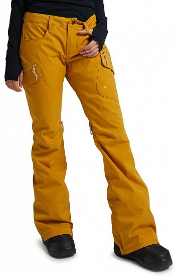 Брюки женские Burton Gloria Insulated Harvest Gold - Фото 3 большая