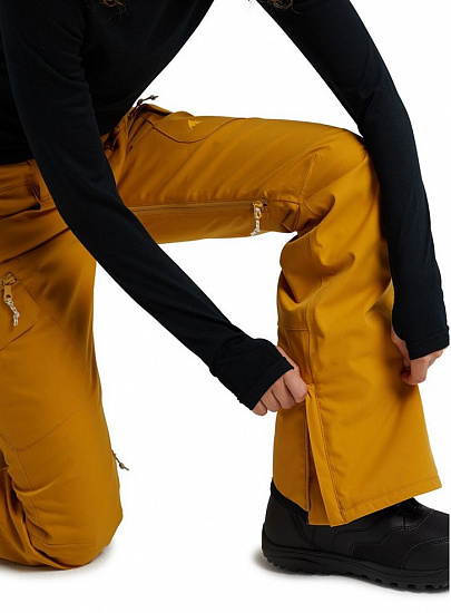 Брюки женские Burton Gloria Insulated Harvest Gold - Фото 8 большая
