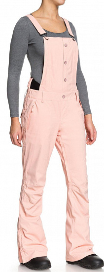 Брюки женские Roxy Torah Bright Vitaly Bib J Snpt Coral Cloud - Фото 4 большая