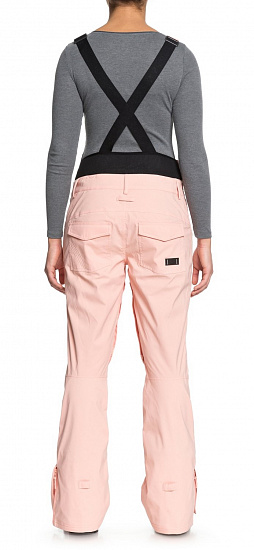 Брюки женские Roxy Torah Bright Vitaly Bib J Snpt Coral Cloud - Фото 5 большая