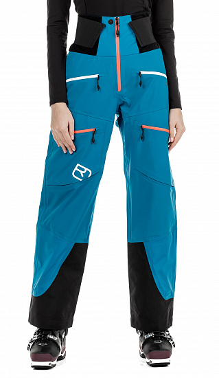 Брюки женские Ortovox 3L Guardian Shell Blue Sea - Фото 3 большая