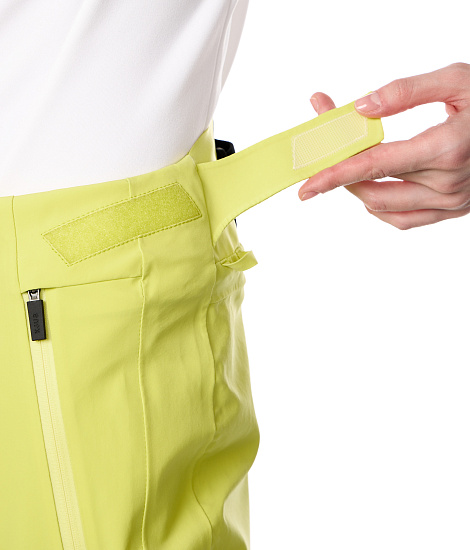 Брюки женские Kjus Formula Lunar Yellow - Фото 3 большая