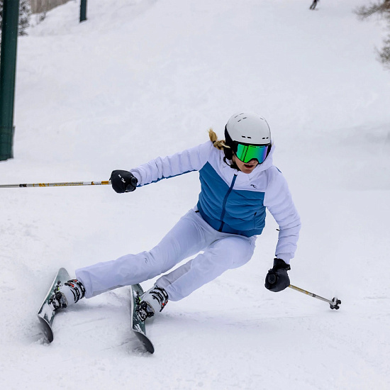 Брюки женские Kjus Formula White - Фото 2 большая