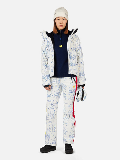 Брюки женские Rossignol JCC Sublim Snow Angel Artic Print - Фото 7 большая